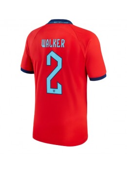 Moški Nogometna dresi replika Anglija Kyle Walker #2 Gostujoči SP 2022 Kratek rokav